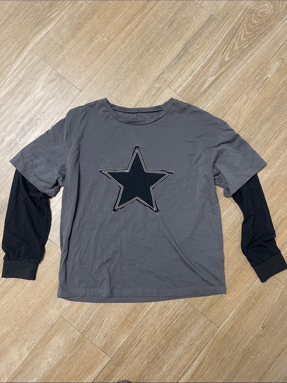 Romwe long sleeve Star shirt